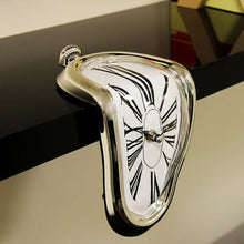 Load image into Gallery viewer, Abstract Melting Clock