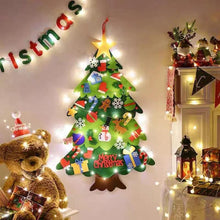 Load image into Gallery viewer, Felt Christmas Tree with Detachable Ornaments