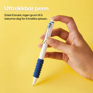 Uttrekkbar fyllepenn