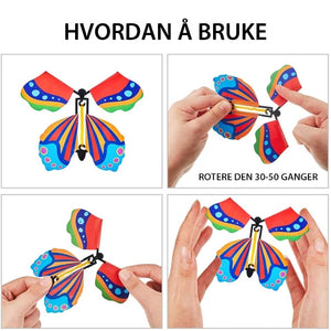 Magiske flygende sommerfugler