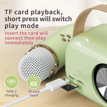 Load image into Gallery viewer, Mini Karaoke Machine With Wireless Microphone