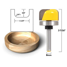 Load image into Gallery viewer, Diameter Bowl &amp; Tray Router Bit