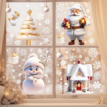 Load image into Gallery viewer, Christmas Static Cling Window Stickers
