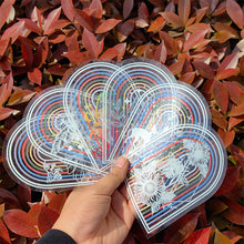 Load image into Gallery viewer, Adsorption Rainbow Glass Window Stickers (Random 10-piece pack)