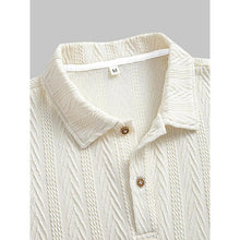 Load image into Gallery viewer, Regular Fit Plain Textured Polo Shirt