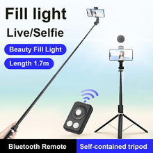 Load image into Gallery viewer, New 6 in 1 Selfie Stick With Fill Light