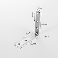 Load image into Gallery viewer, 4-Pack Stainless Steel Corner Braces