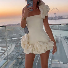 Load image into Gallery viewer, Rose Pleated Mini Dress