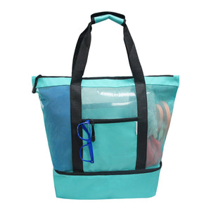 2-in-1 Portable Mesh Detachable Tote Bag