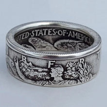 Load image into Gallery viewer, 1945 Engraved Half Dollar Coin Ring