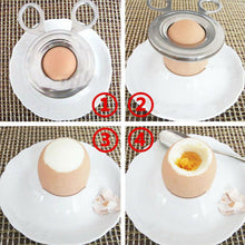 Load image into Gallery viewer, Stainless Steel Egg Topper Cutter