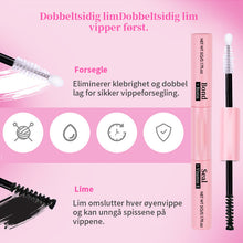 Load image into Gallery viewer, Naturlig fyldig sett med falske øyevipper