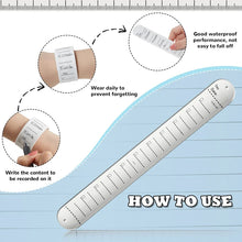 Load image into Gallery viewer, Reusable Silicone Memo Wrist Band