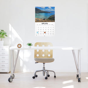 Pre-Sale>>2024 Dogs Pooping in Beautiful Places Calendar