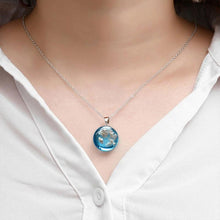 Load image into Gallery viewer, Clouds Of Heaven Resin Necklace
