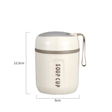 Load image into Gallery viewer, Stainless Steel Thermal Container with Foldable Spoon