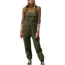 Load image into Gallery viewer, Women's Fleece Warm Loose Casual Jumpsuits