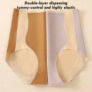 Hip Lifting Color Panel Panties