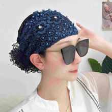 Load image into Gallery viewer, Women&#39;s Floral Lace Headwrap