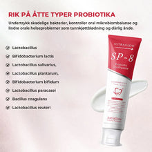 Load image into Gallery viewer, SP-8/SP-10 Probiotisk Whitening Tannkrem for oral helse