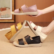 Load image into Gallery viewer, Thick Sole Women&#39;s Stylish Leather Sandals