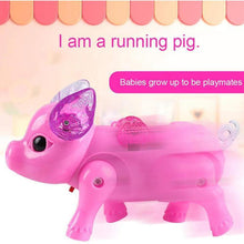 Load image into Gallery viewer, Walking Singing Musical Light Pig Electric Toy
