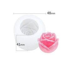 Load image into Gallery viewer, 3D Silicone Rose Shape Ice Cube Mold