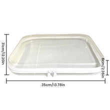 Load image into Gallery viewer, Transparent zipper clothes storage bag