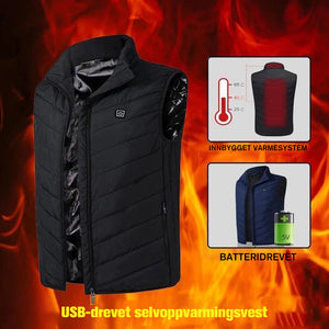 Øyeblikkelig varmevarmevest, unisex