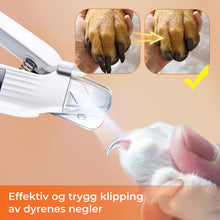 Load image into Gallery viewer, Kloklipper med integrert LED-lys og sliper