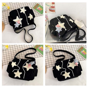 Star Pattern Cute Tote Bag
