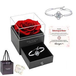 I will always be with you - Diamond Knot Bracelet