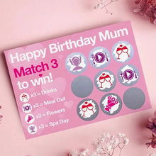 Load image into Gallery viewer, Gift Scratch Cards for Mum and Dad