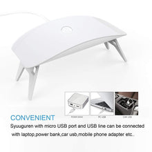 Load image into Gallery viewer, Foldable Mini UV Nail Lamp