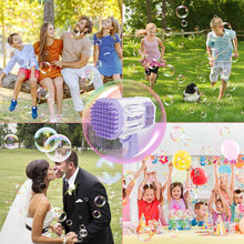 Load image into Gallery viewer, Bubble Machine Gun with 69 Holes And Colorful Lights