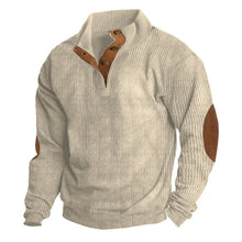 Load image into Gallery viewer, Men&#39;s Corduroy Casual Stand Collar Sweatshirts