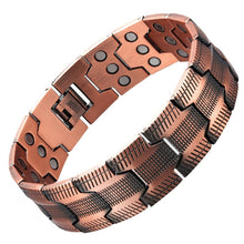 Load image into Gallery viewer, Ultrasterk magnetisk kobberarmbånd