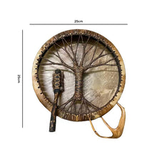 Load image into Gallery viewer, Shamanic Drum &#39;Tree of Life&#39; Instrumental Ornament