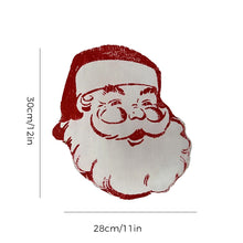 Load image into Gallery viewer, Vintage Wooden Jolly Santa Ornament