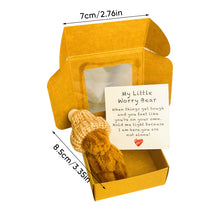 Load image into Gallery viewer, Handmade Mini Plush Teddy Bear in Box