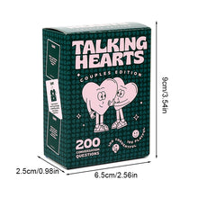Load image into Gallery viewer, Talking Hearts Couple Card Game