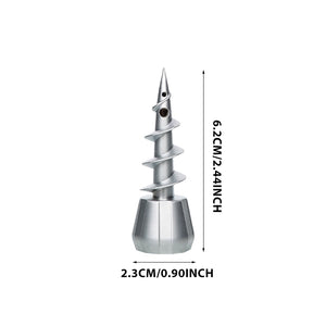 Metal Screw-Shaped Hookah Bowl