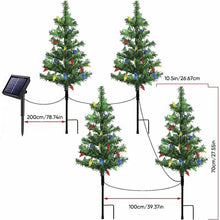 Load image into Gallery viewer, Solar Christmas Stake Lights – Outdoor Garden &amp; Lawn Decoration Lights