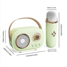 Load image into Gallery viewer, Mini Karaoke Machine With Wireless Microphone