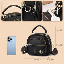 Load image into Gallery viewer, Adjustable Wide Shoulder Strap Leather Bag