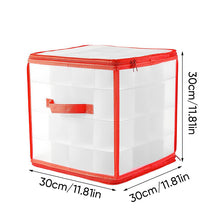 Load image into Gallery viewer, Christmas  Bauble Storage Box with Compartments