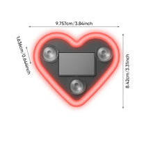 Load image into Gallery viewer, Solar-Powered Heart Neon Ambient Light for Car Rear Window