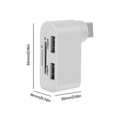 Load image into Gallery viewer, 4 i 1 roterbar USB-hub