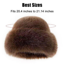 Load image into Gallery viewer, Women's Winter Faux Fur Bucket Hat