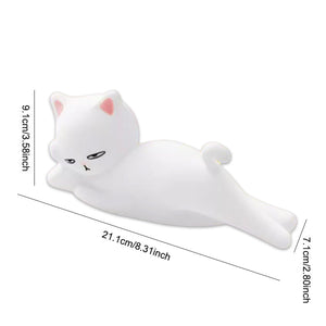 Grumpy Lady Cat Lamp